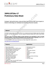 2SP0115T2A0-17 Datasheet Cover