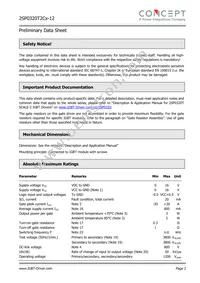 2SP0320T2C0-12 Datasheet Page 2
