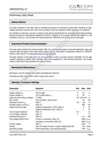 2SP0320T2C0-17 Datasheet Page 2