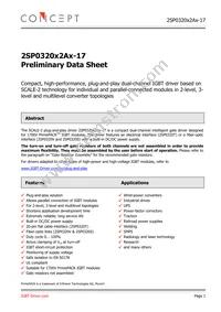 2SP0320V2A0-17 Datasheet Cover