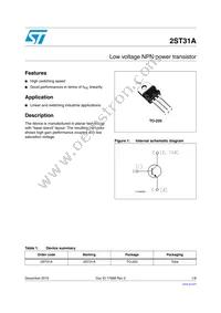 2ST31A Datasheet Cover