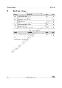 2STR1160 Datasheet Page 2