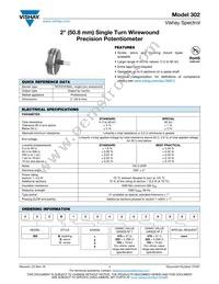 302S1102B01 Datasheet Cover