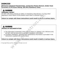 308N250 Datasheet Page 3