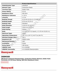 308N500 Datasheet Page 2