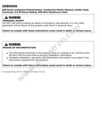 308N500 Datasheet Page 3