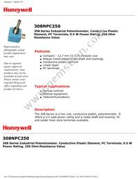 308NPC250 Datasheet Cover