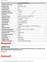 308NPC250 Datasheet Page 2