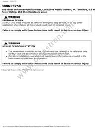 308NPC250 Datasheet Page 3