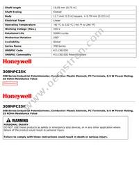 308NPC25K Datasheet Page 2