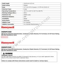 308NPC500 Datasheet Page 2