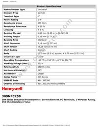 309NPC250 Datasheet Page 2