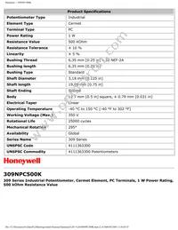 309NPC500K Datasheet Page 2