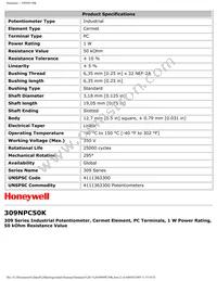 309NPC50K Datasheet Page 2