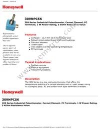 309NPC5K Datasheet Cover