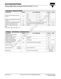 30CPQ050 Datasheet Page 2