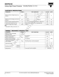 30CPQ150 Datasheet Page 2