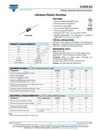 31GF6-E3/73 Datasheet Cover