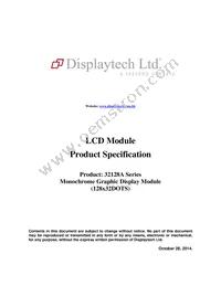 32128A FC BW-3 Datasheet Cover