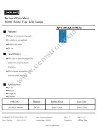 3294-15SUGC/S400-A5 Datasheet Page 2