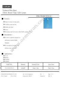 3294-15SURC/S530-A5 Datasheet Cover