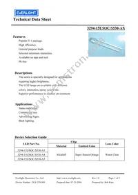 3294-15USOC/S530-A5 Datasheet Cover