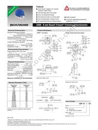 3309W-1-251 Datasheet Cover