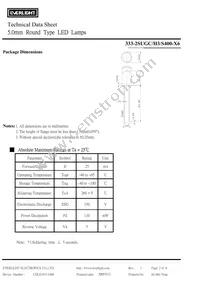 333-2SUGC/H3/S400-X6 Datasheet Page 2