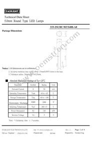 333-2SURC/H3/S400-A8 Datasheet Page 2