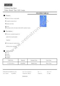 333-2UBGC/S400-A6 Datasheet Cover