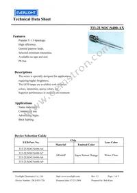 333-2USOC/S400-A6 Datasheet Cover