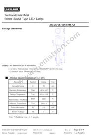 333-2UYC/H3/S400-A9 Datasheet Page 3