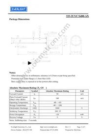 333-2UYC/S400-A7 Datasheet Page 2