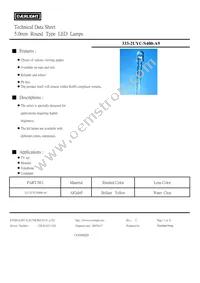 333-2UYC/S400-A9 Datasheet Cover