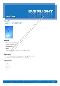 333-2UYC/S530-A3 Datasheet Cover