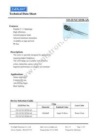 333-2UYC/S530-A4 Datasheet Cover