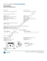 337LMU450M2DH Datasheet Cover