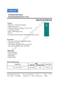 3384-15UTC/S400-X10 Datasheet Cover