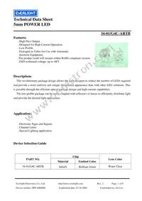 34-1/G4C-ARTB Datasheet Cover