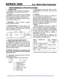 3535B4A0072A250A1 Datasheet Page 3