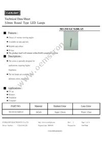 383-2SUGC/S400-A5 Datasheet Page 2