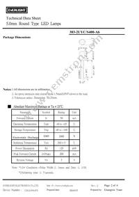 383-2UYC/S400-A6 Datasheet Page 2