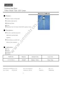 383-2UYC/S400-A8 Datasheet Cover