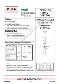 3EZ28D5-TP Datasheet Cover