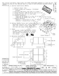 3FL10-1200 Datasheet Cover