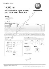 3LP01M-TL-H Datasheet Cover