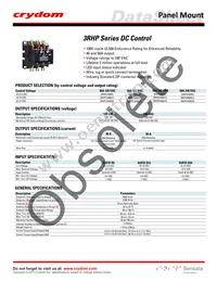 3RHP2450D24 Datasheet Cover