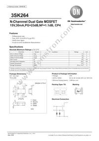 3SK264-5-TG-E Datasheet Cover