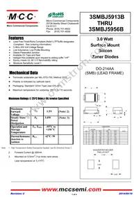 3SMBJ5922B-TP Datasheet Cover