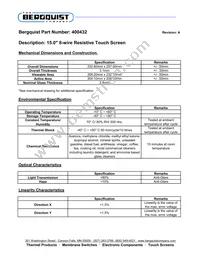 400432 Datasheet Cover